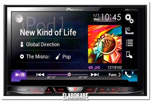 Pioneer sintoamplificatore AVH-X8600BT