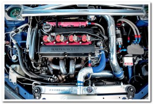 Mitsubishi Lancer Evo 7-elaborazione-468-CV-motore