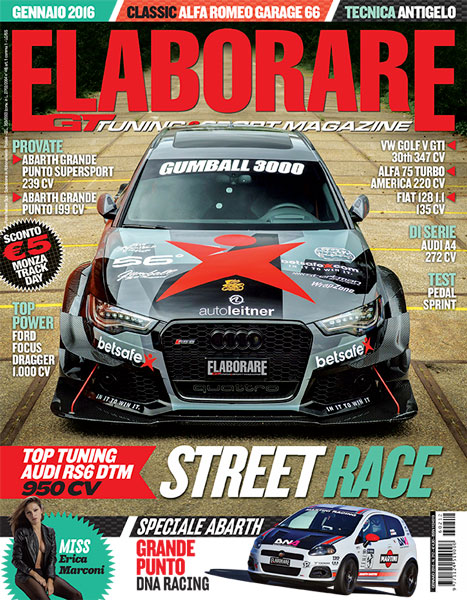 Rivista Elaborare con Audi RS6 tuning