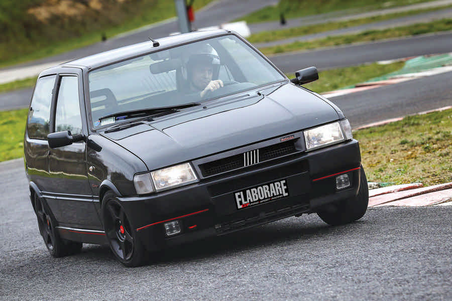 Fiat Uno Turbo elaborata con preparazione Gregori Motorsport.