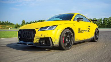 Audi TT RS S-Tronic elaborata con preparazione Werk 2 Automotive GmbH anteriore