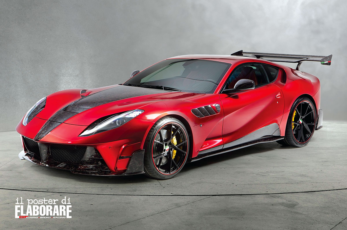 Poster Ferrari 812 Superfast 830 CV by Mansory