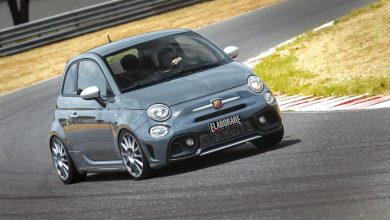 In pista Abarth 595 Euro6 elaborata con preparazione Autotecnica Gabucci