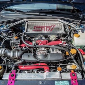 Subaru Impreza STi elaborata con preparazione Ganazzin motore