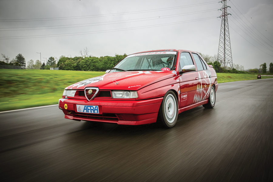 Alfa Romeo 155 Gruppo N auto storica elaborata con preparazione Scuderia del Portello