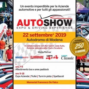 Elaborare AutoShow all'Autodromo di Modena