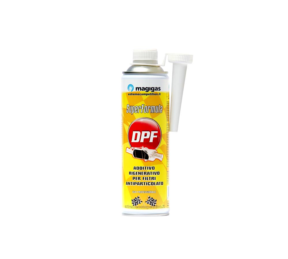 Come pulire il filtro antiparticolato con l'additivo Superformula DPF-FAP by Magigas