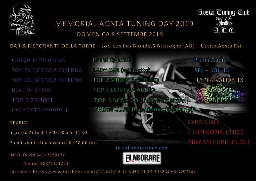 Memorial Aosta Tuning Day 