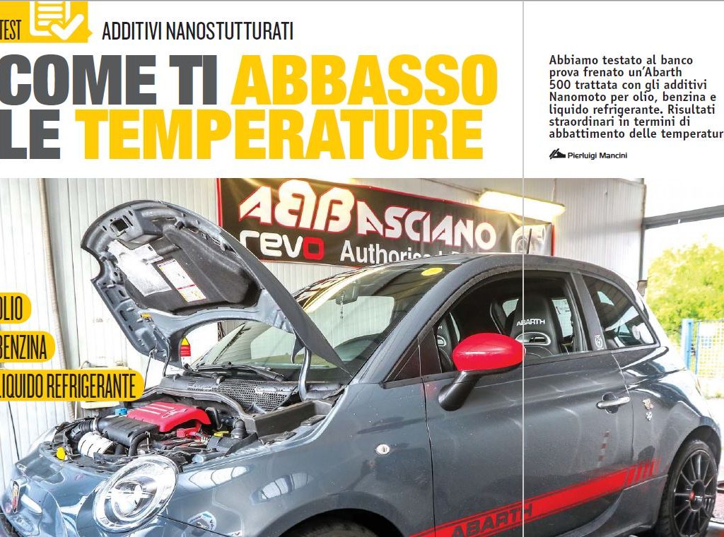 Come abbassare sull'auto  le temperature di olio, benzina e liquido refrigerante con additivi nanostrutturati