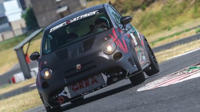 Abarth 695 Competizione elaborata 320 CV con preparazione Old School Garage