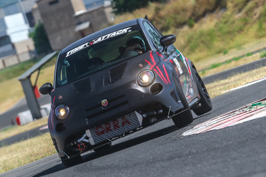 Abarth 695 Competizione elaborata 320 CV con preparazione Old School Garage