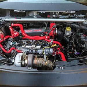 Motore Alfa Romeo 4C su Abarth 695 Biposto elaborata 320 CV con preparazione Old School Garage