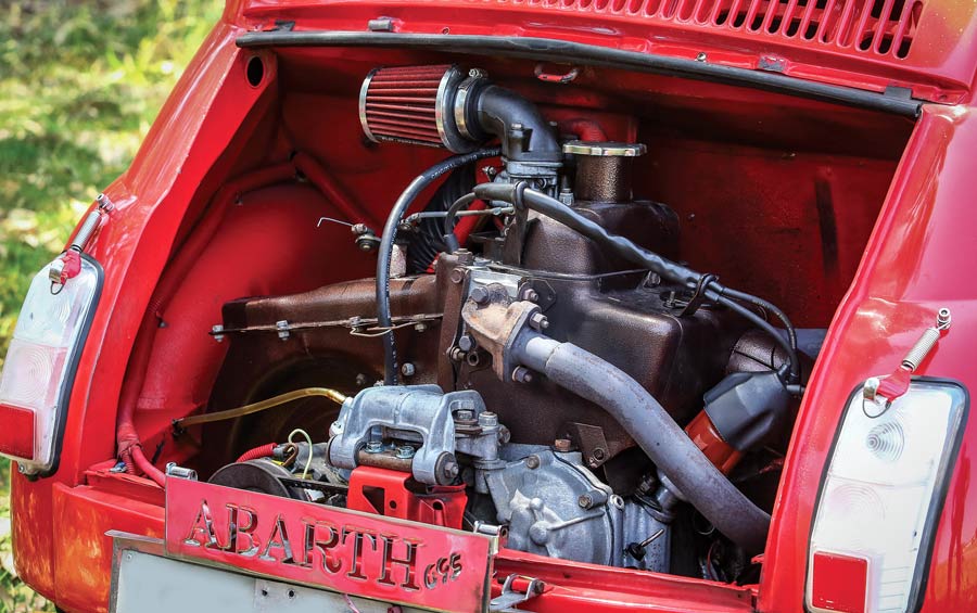 Motore Fiat 500 L auto storica con preparazione DCgarage