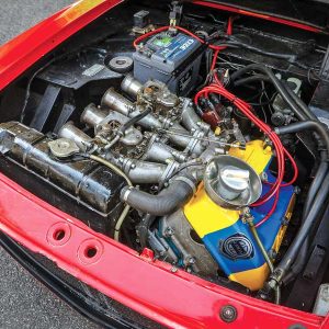 Motore Lancia Fulvia Barchetta F&M auto storica 140 CV con preparazione Scuderia Tricolore