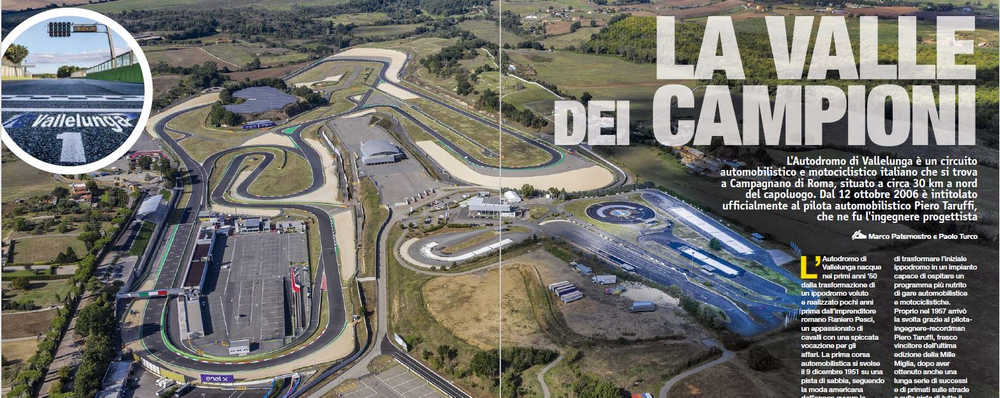 Autodromo Piero Taruffi di Vallelunga, la pista dei campioni