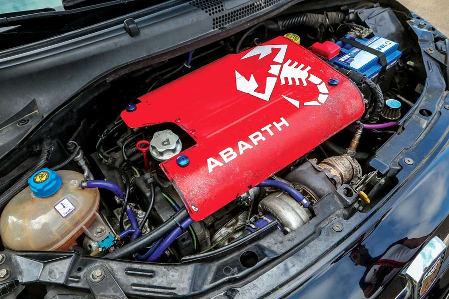 Abarth 500 elaborata 261 CV - motore