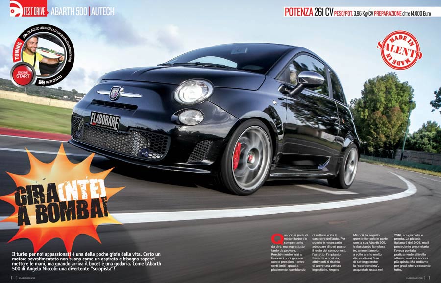 Abarth 500 elaborata 261 CV - Elaborare 256