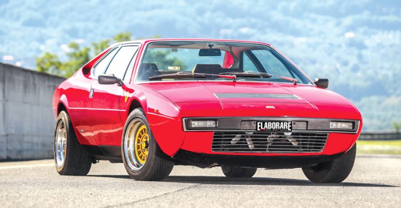 Ferrari Dino 208 GT4 auto sportiva storica elaborata