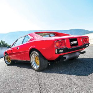 Ferrari Dino 208 GT4 auto sportiva storica elaborata - posteriore