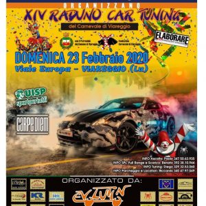 Locandina XIV Raduno Car Tuning del Carnevale di Viareggio
