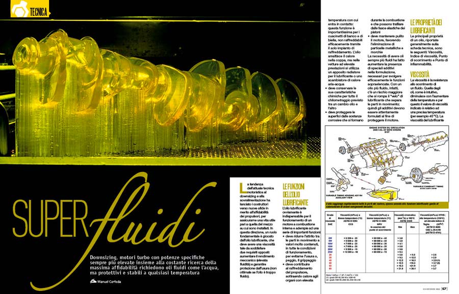 Oli fluidi, come aumentare le prestazioni dell'auto con i lubrificanti più adatti