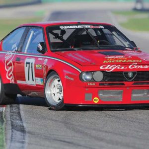 Alfa Romeo Alfetta GTV auto sportiva storica elaborata - anteriore