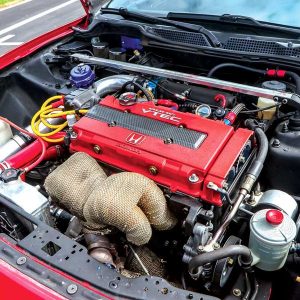 Honda Integra Type R elaborata 480 CV - motore