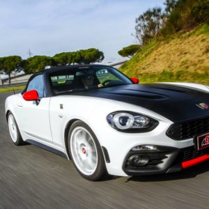 Abarth 124 spider Abbasciano anteriore drift Elaborare 259 aprile 2020
