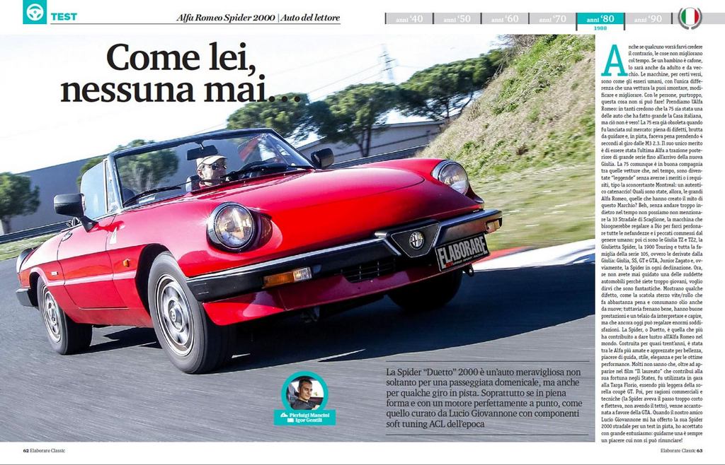 Alfa Romeo Duetto Classic Elaborare 259