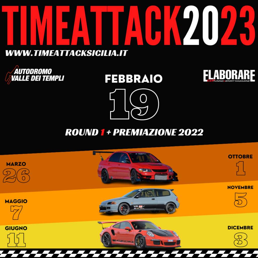 Calendario Time Attack Sicilia 2023