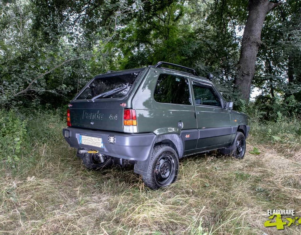 Panda 4x4 vista posteriore