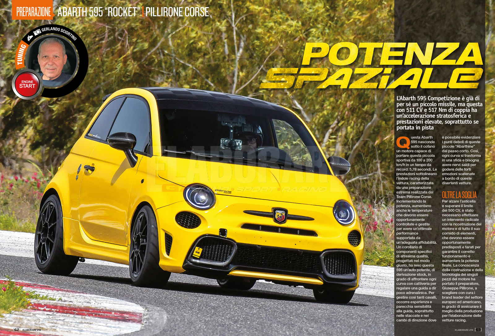 Abarth 595 - Elaborare 291 Marzo-Aprile 2025