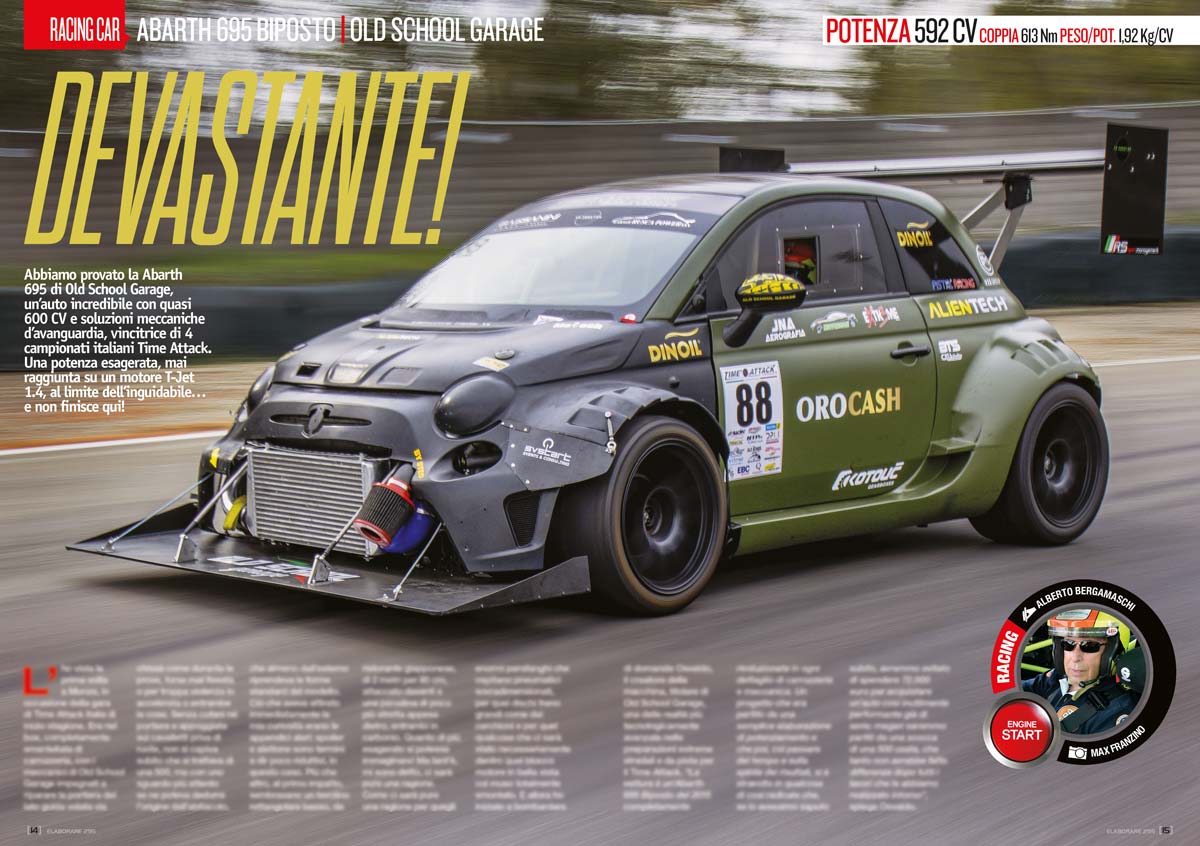 Abarth 695 Time Attack - Elaborare 295 Nov-Dic 2025